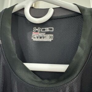 Under Armour Black HeatGear Fitted Shirt